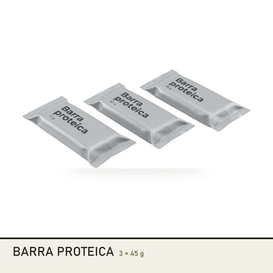 Tres barras proteicas de 45 gramos