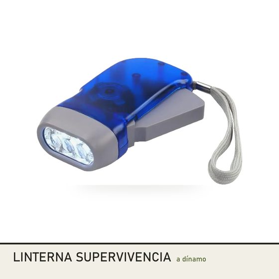 Linterna de supervivencia a dínamo