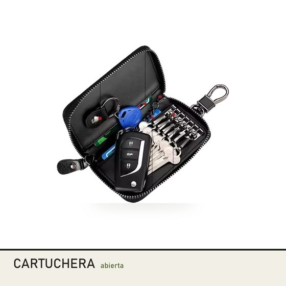 Cartuchera abierta