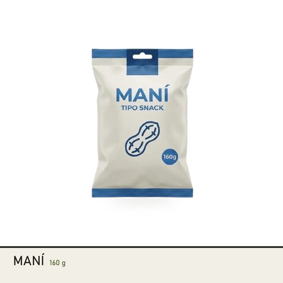 Bolsa de maní de 160 gramos