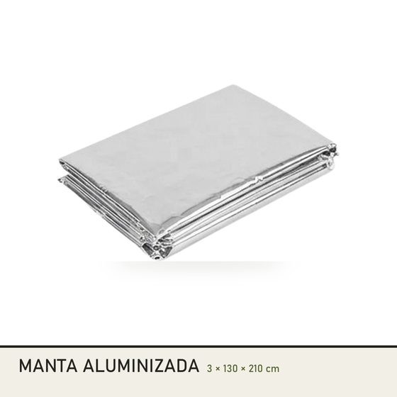 Manta aluminizada doblada