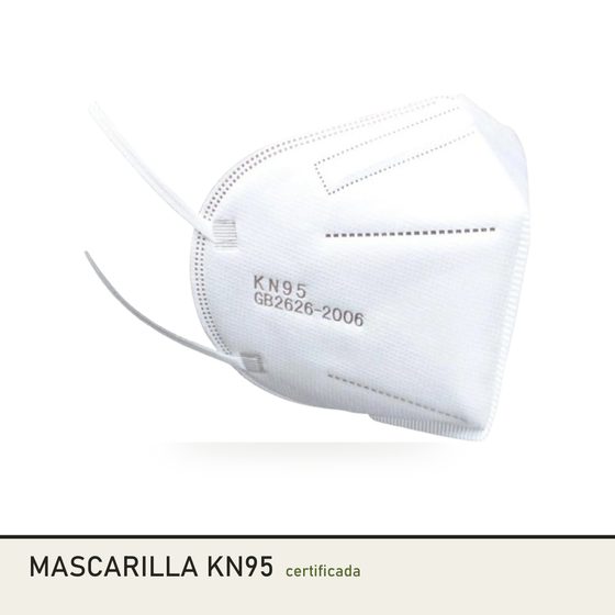 Mascarilla KN95 certificada